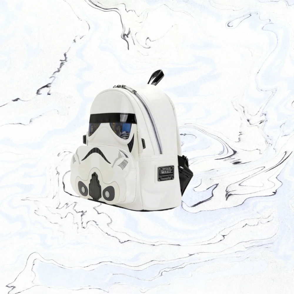 Loungefly Star Wars Stormtrooper Lenticular Cosplay Mini Backpack and Wallet